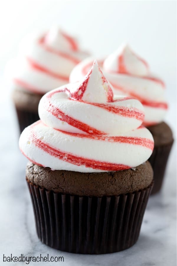 cupcake recipe idea with candy canes
