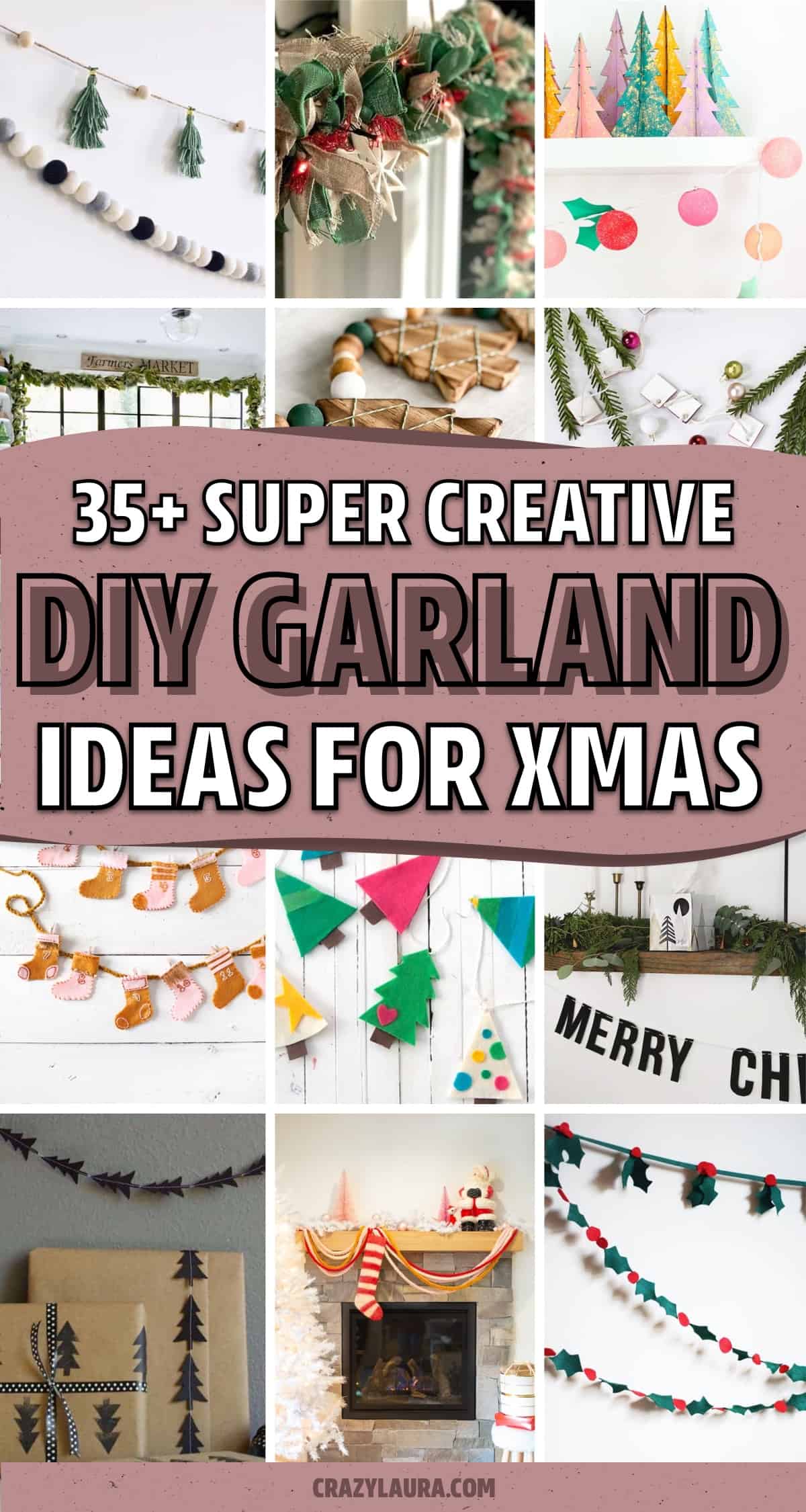 garland craft examples for chirstmas