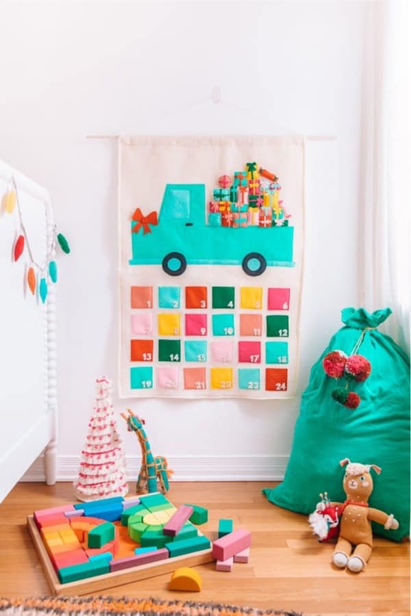 kids advent calendar tutorial to make at home