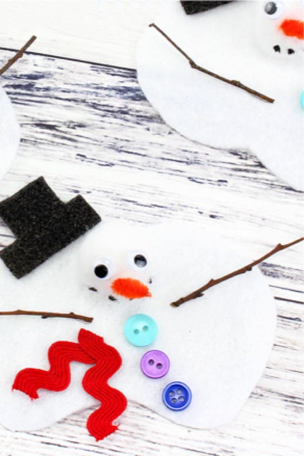 winter things to make with felt for kids