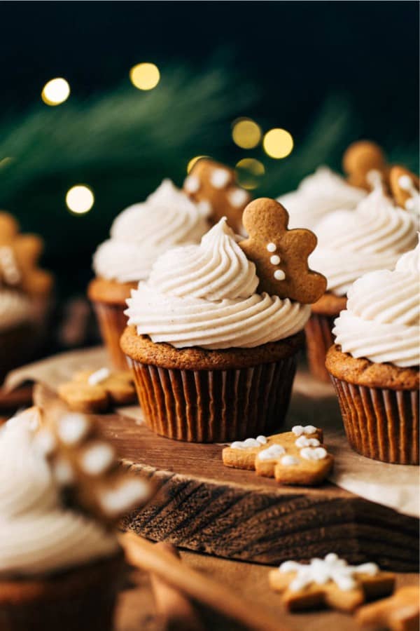 cupcake recipe with gingerbread flavor