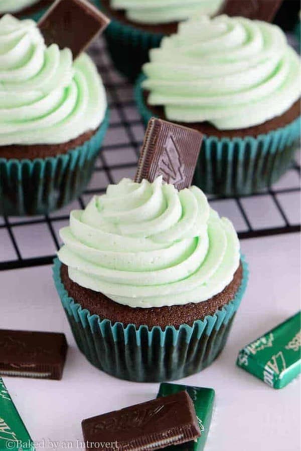 cupcake recipe with andes mints