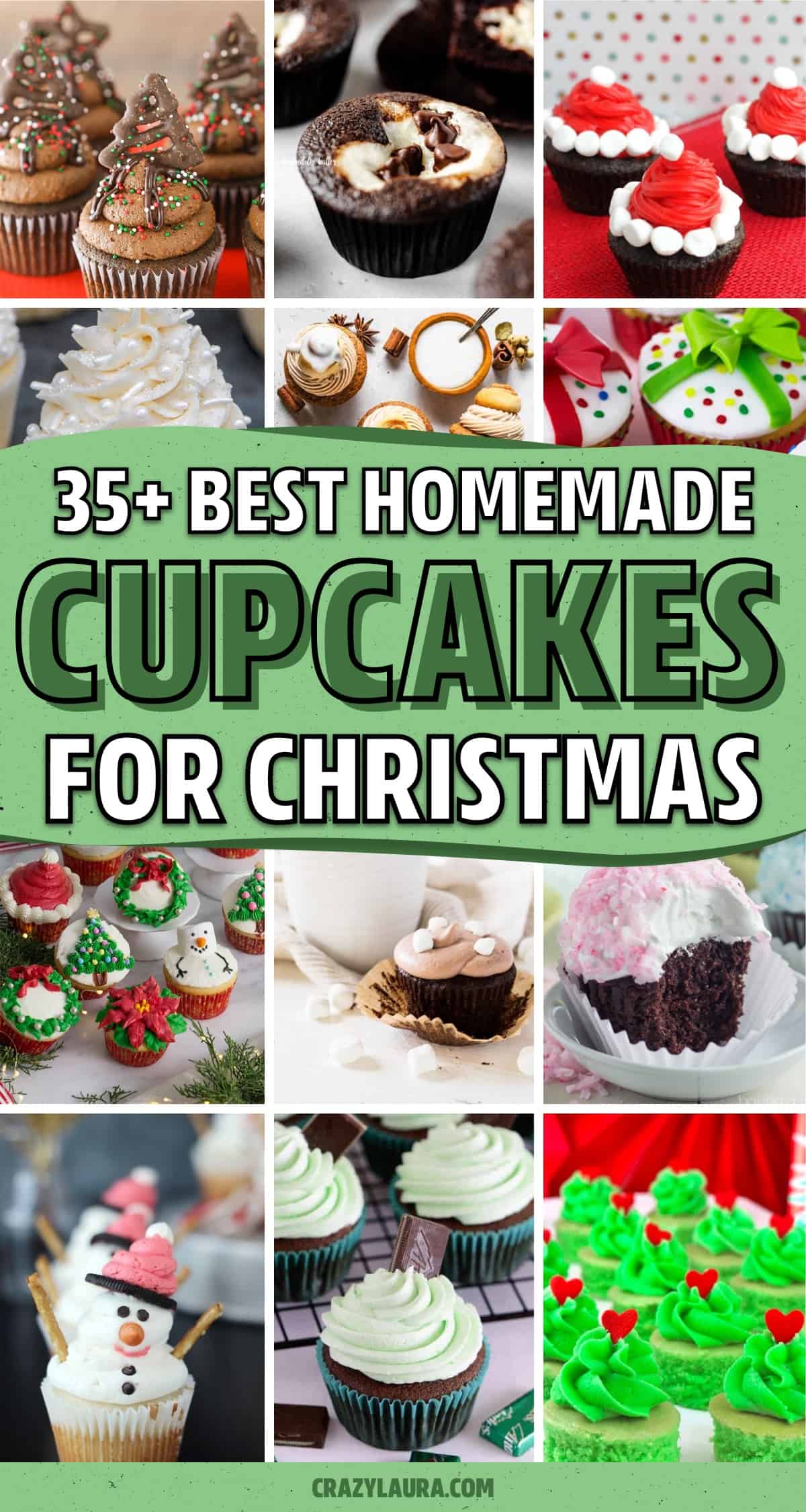 cupcake examples for christmas time