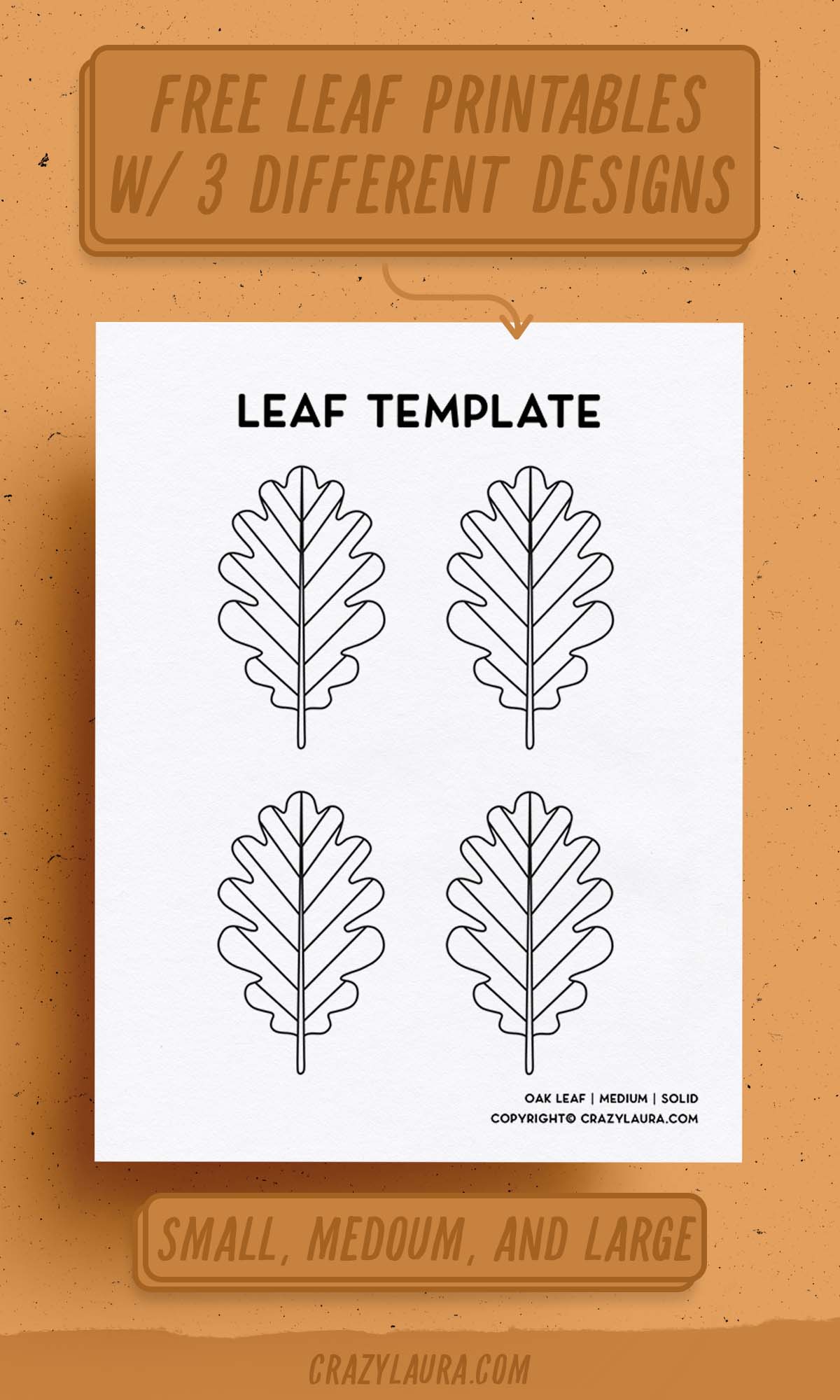 free paper printable leaves