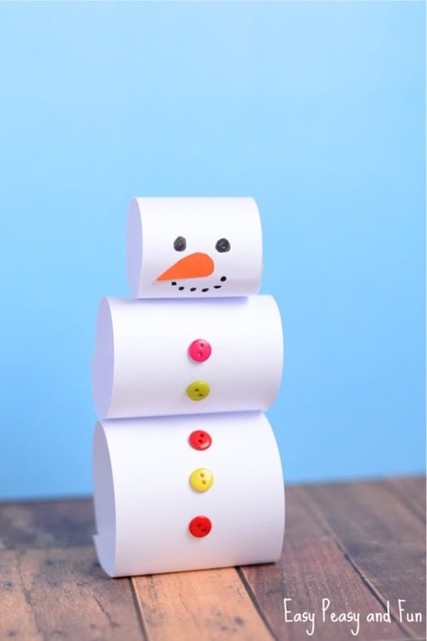 best snowman craft for preschoolers