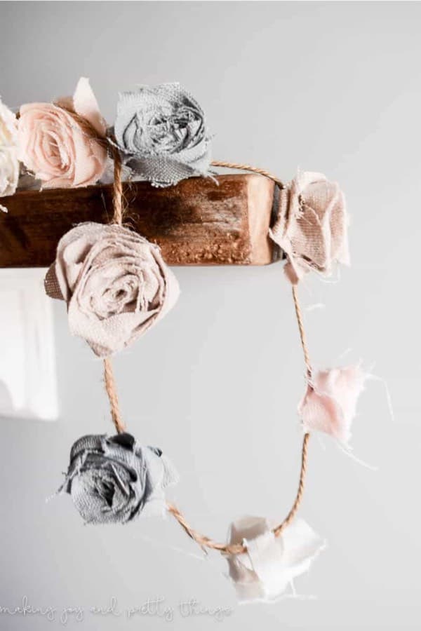 diy floral garland tutorial