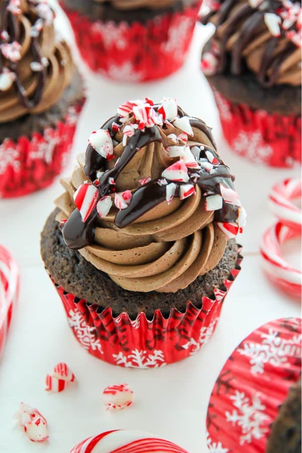 cupcake recipe with peppermint candy