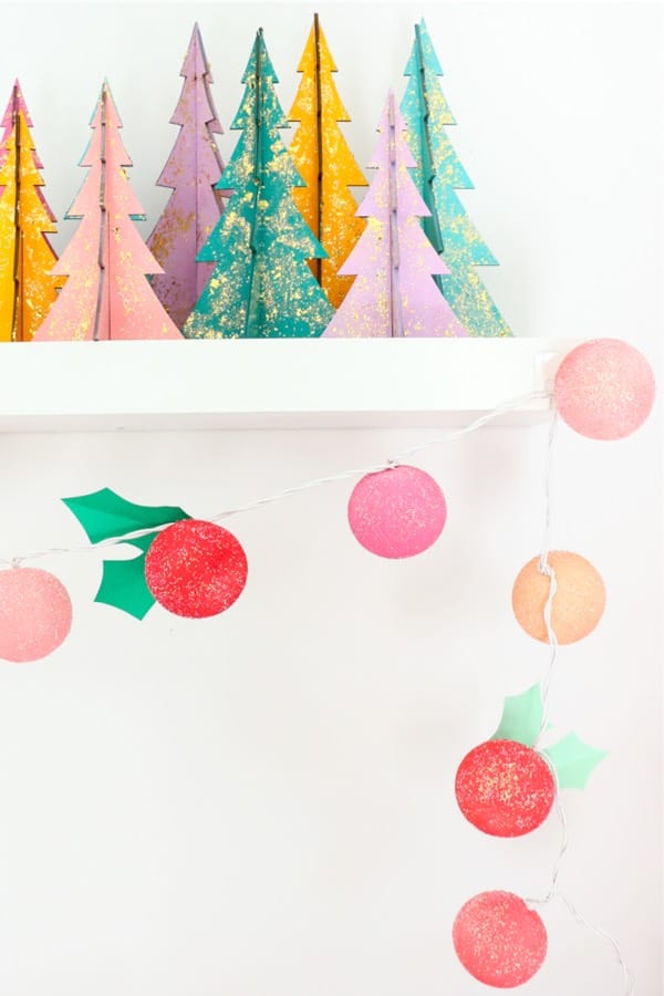 colorful light bulb garland