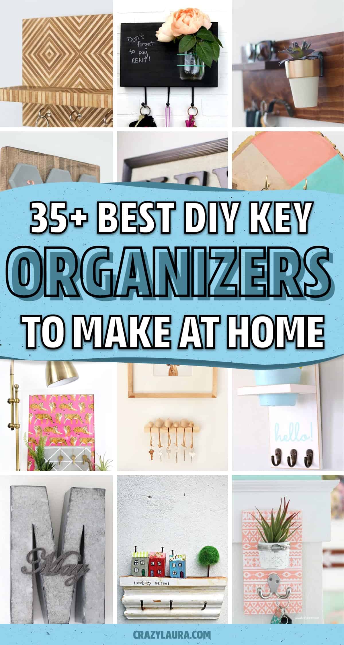 how to make your own key organizer
