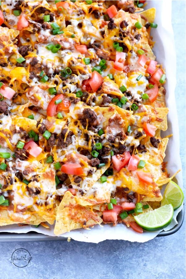 one pan nachos for game day