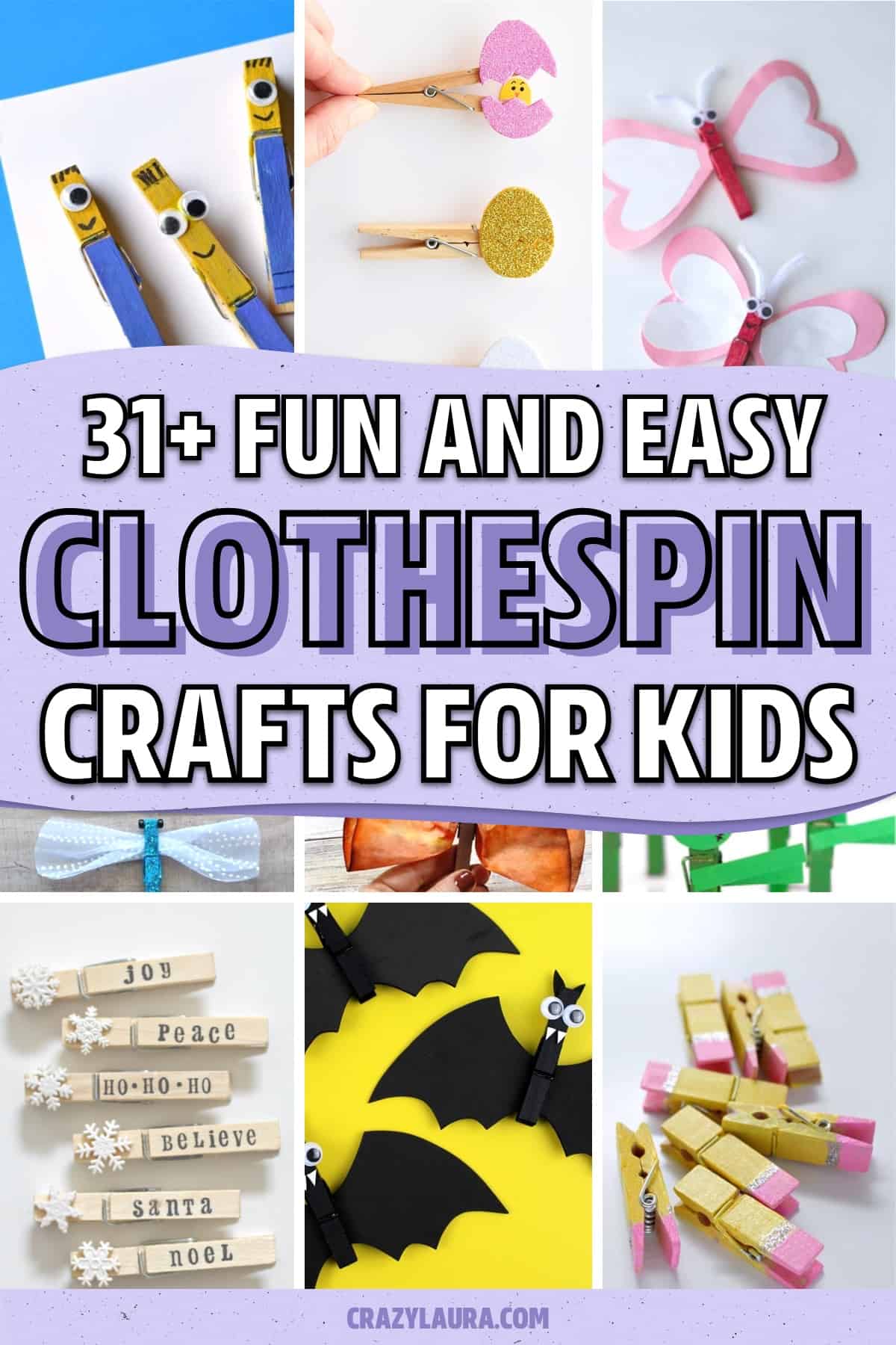 low cost clothespin craft