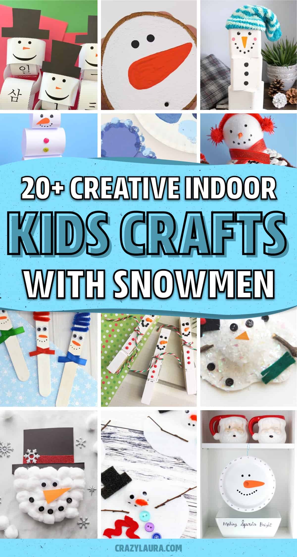 snowman craft ideas for preschoolers