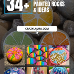 34+ Best Summer Painted Rocks & Ideas