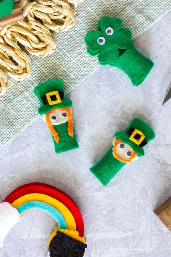 felt kids crafts to make for st pattys day