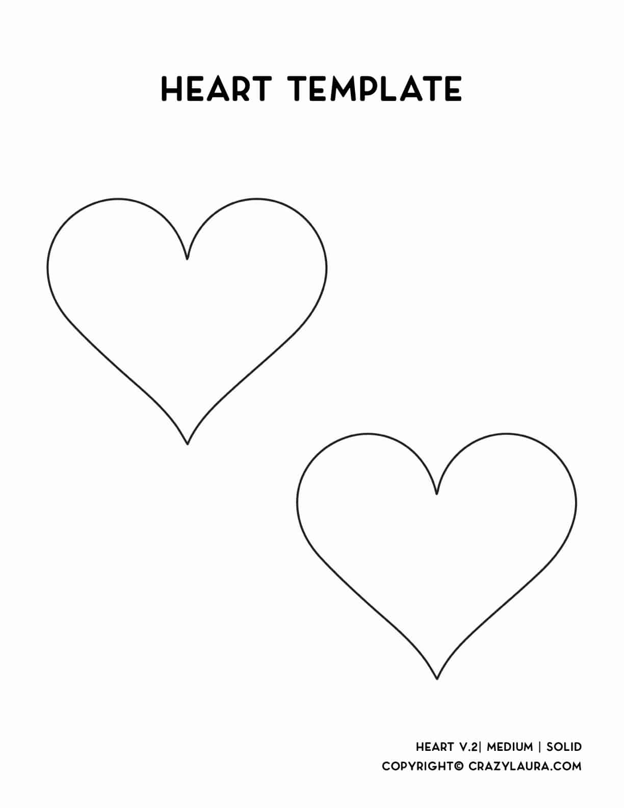 valentines day heart printables