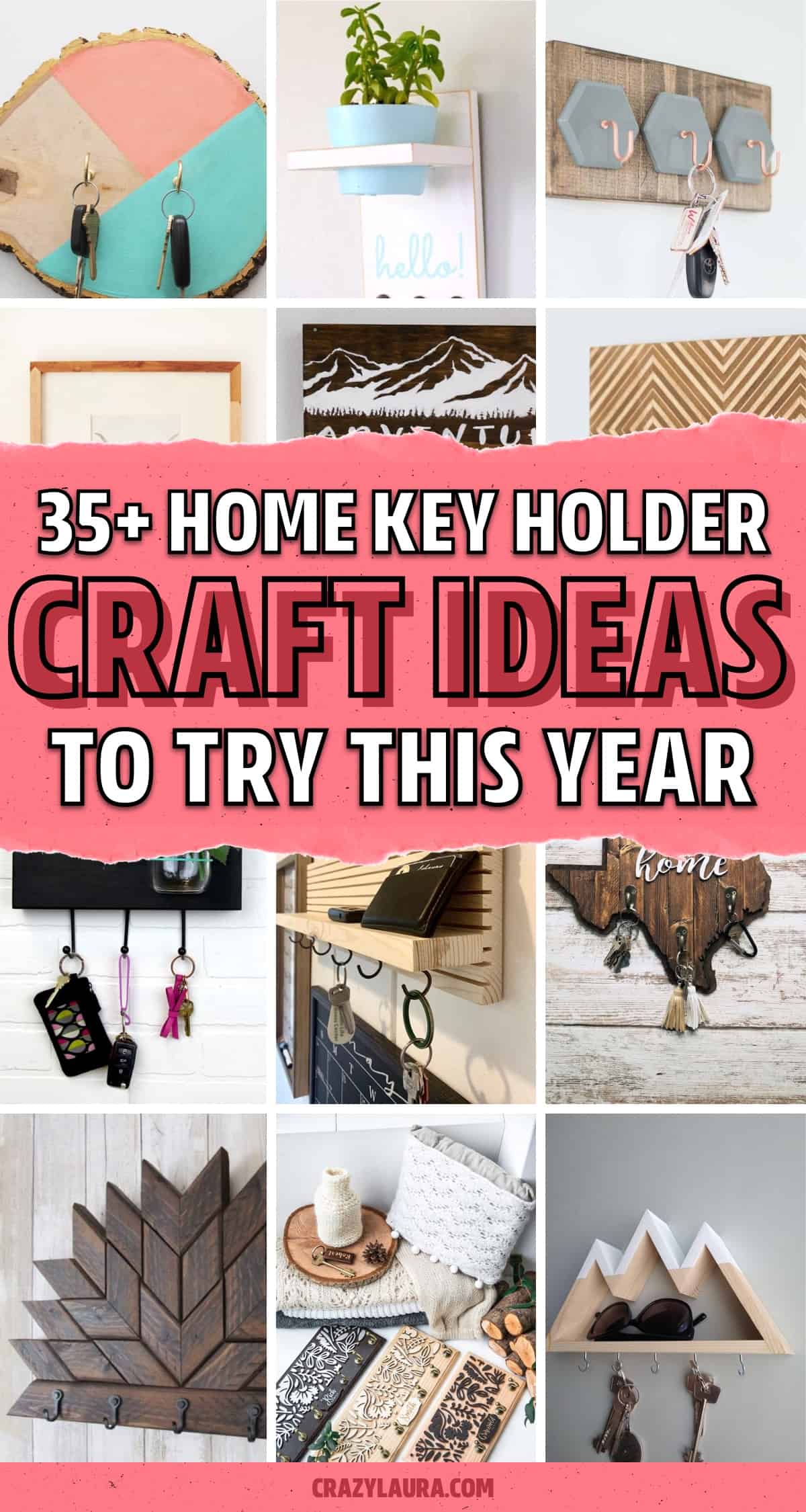 craft ideas for keyholders
