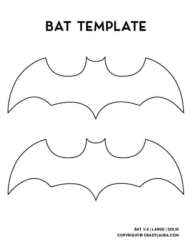 free batman outlines and printables