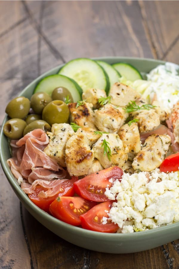 low carb meal prep power bowl