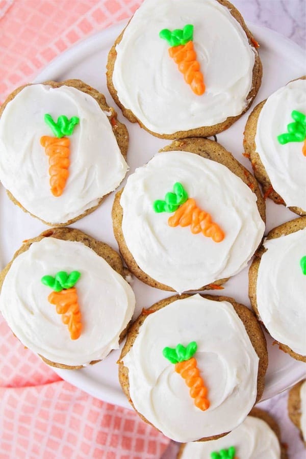 cute carrot cake cookie recipe