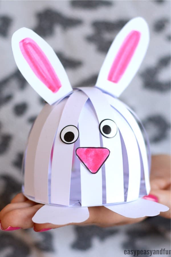 construction paper bunny craft