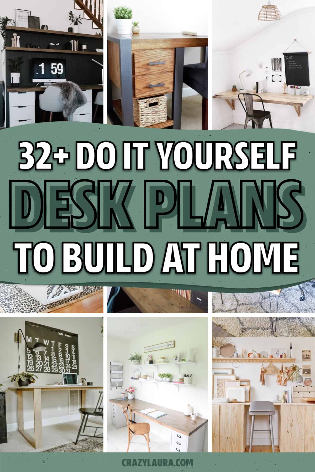 creative desk plans to make at home