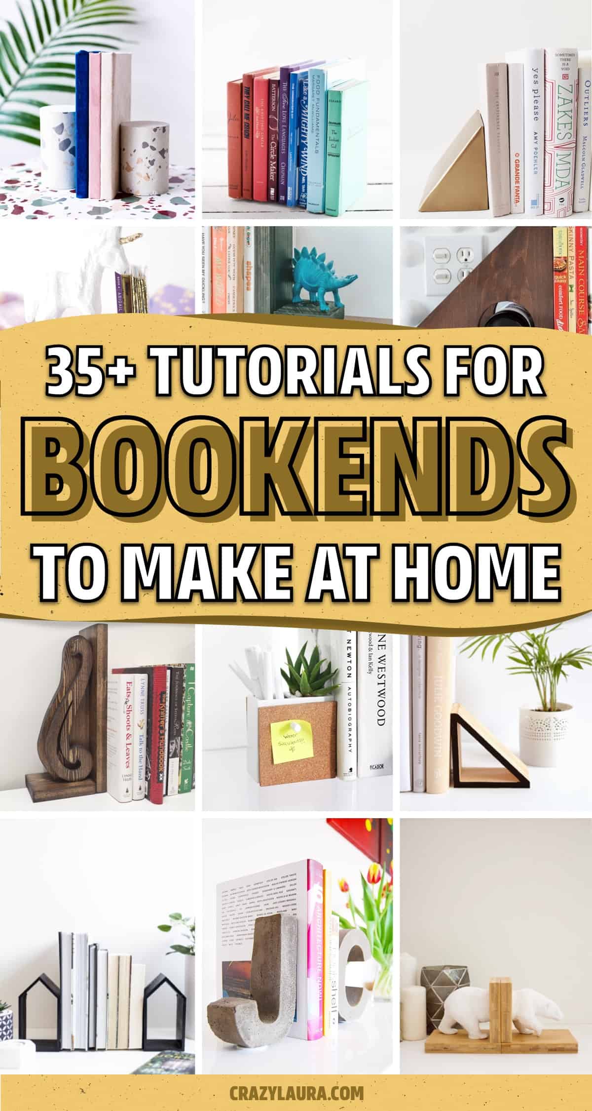 easy ideas for homemade bookend