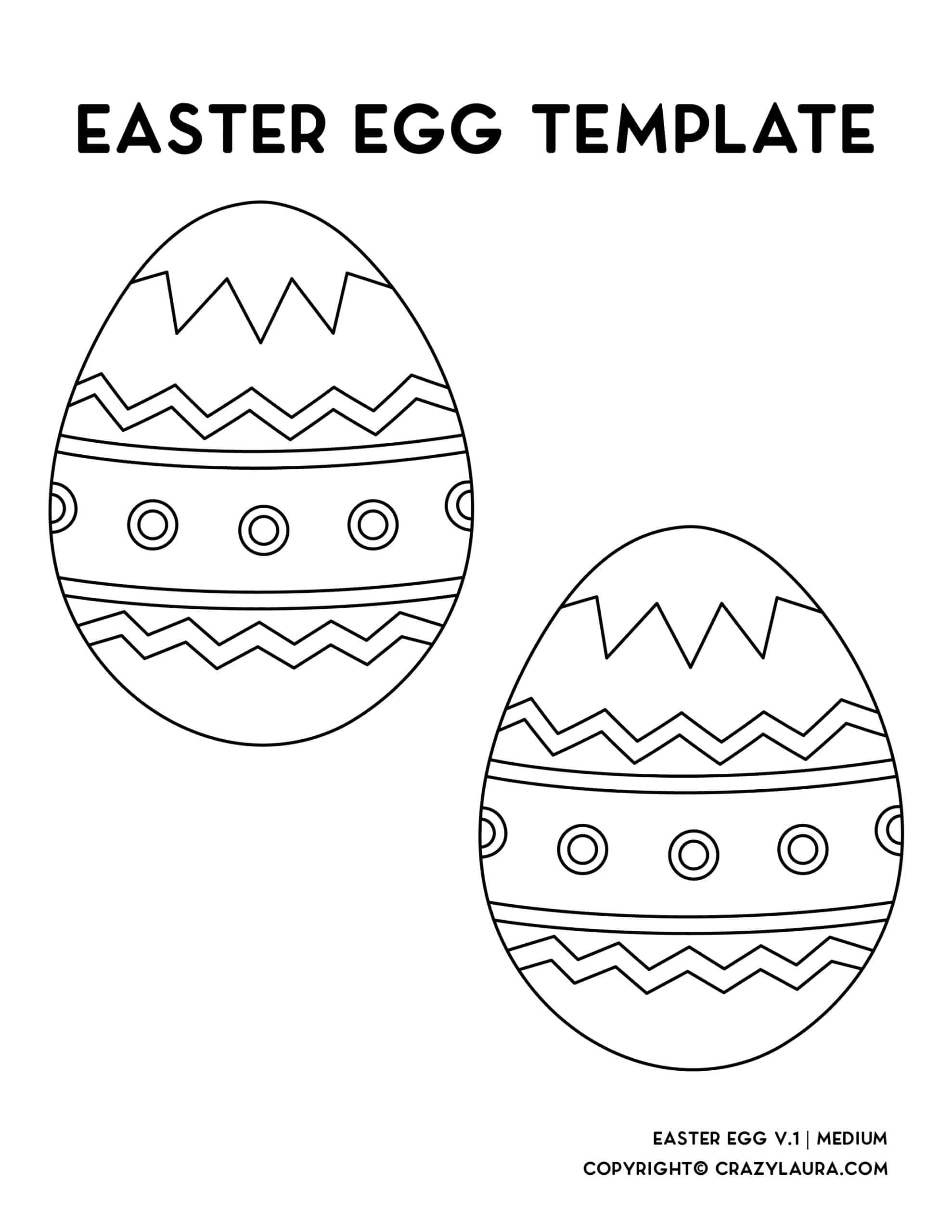 free easter templates for kids