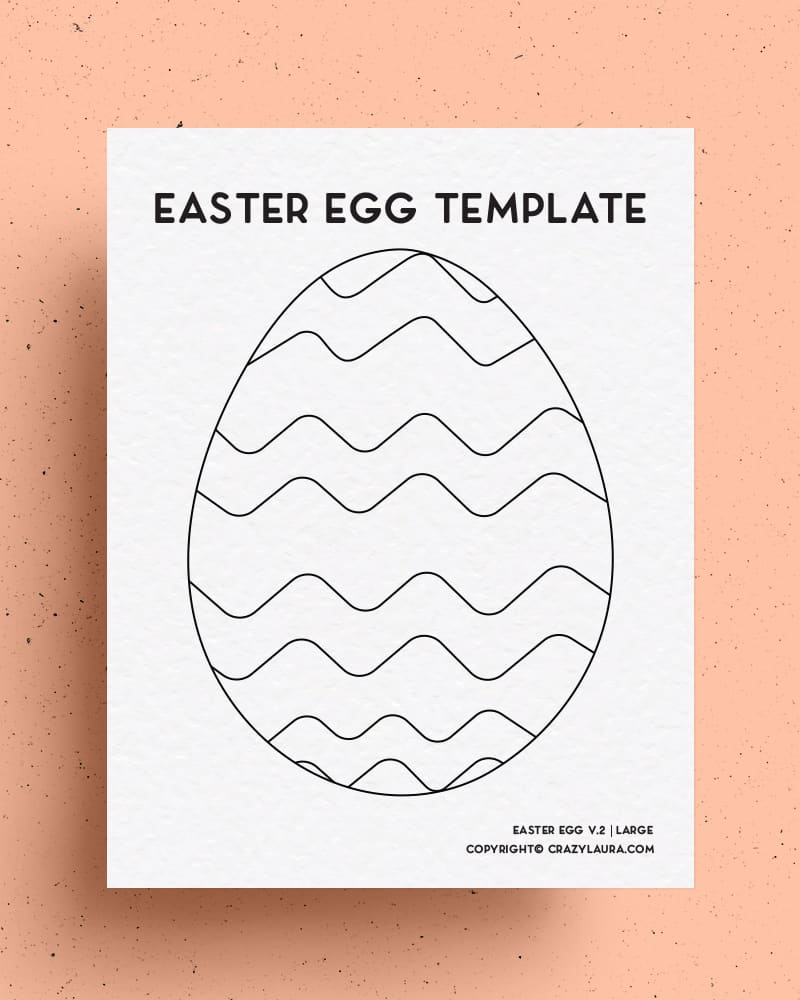 easter egg print out for kids