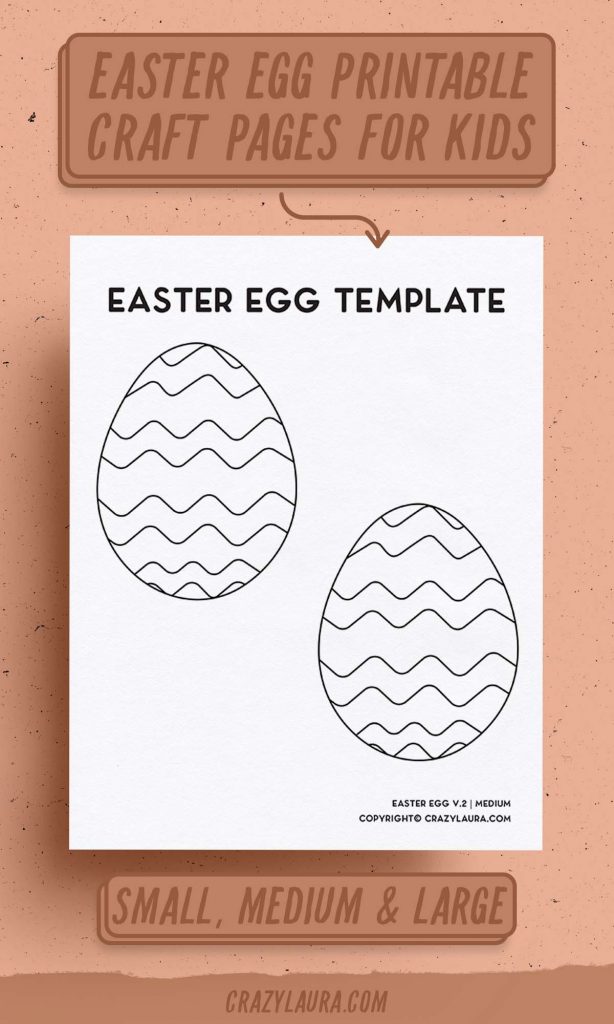 Free Easter Egg Template &amp; Coloring Pages For