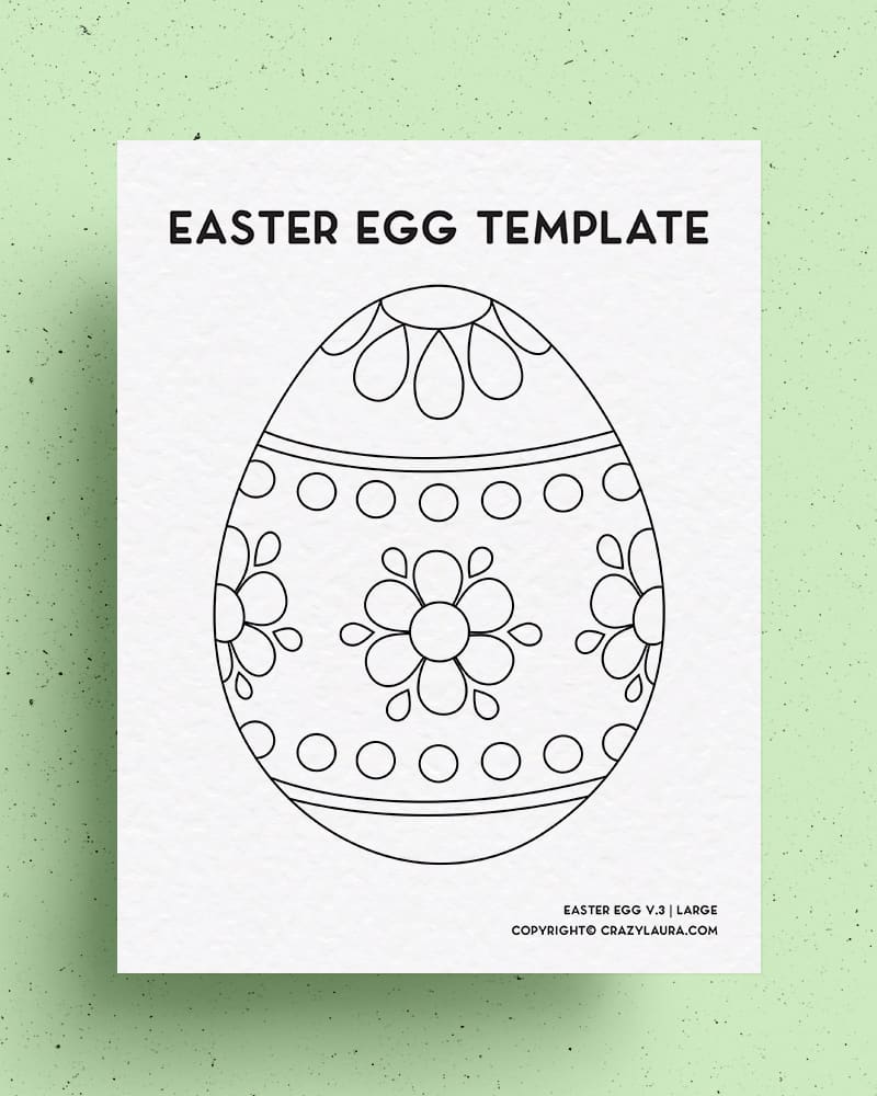 free printable easter eggs