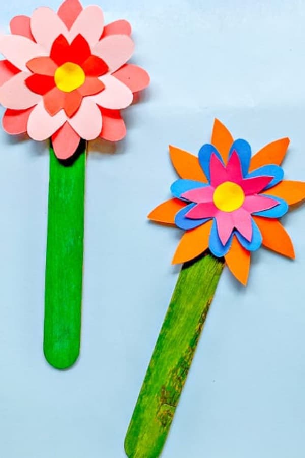 sunflower bookmark kids crafts