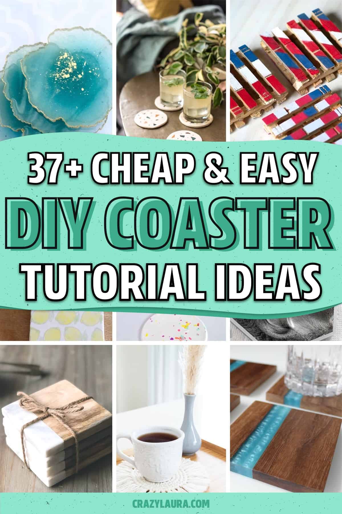 cheap coaster ideas for craft night