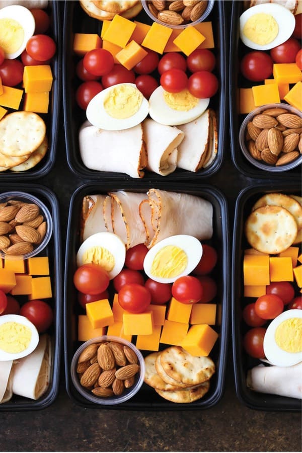 protien filled meal prep lunch box