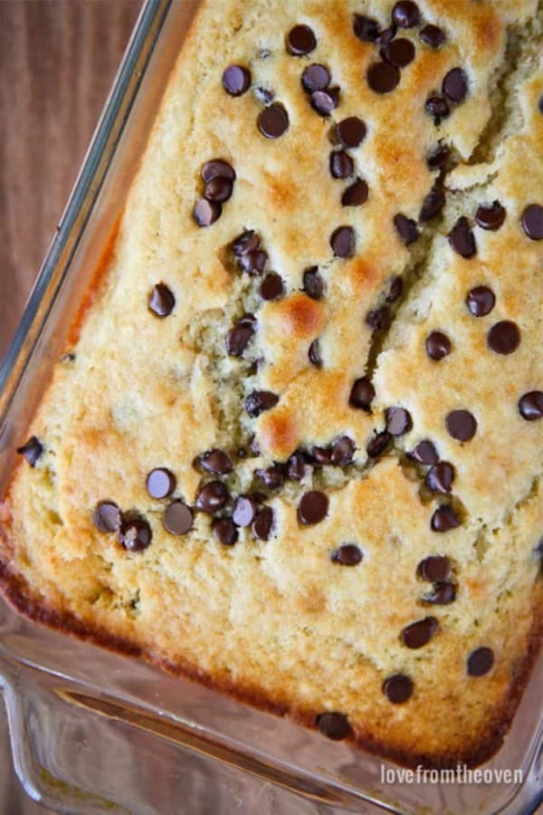 sweet bread with chocolate chips