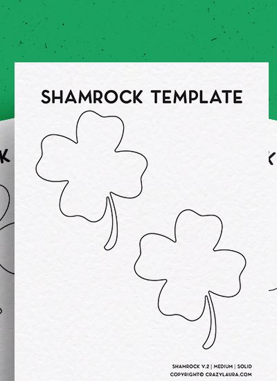 free pages to print of shamrocks
