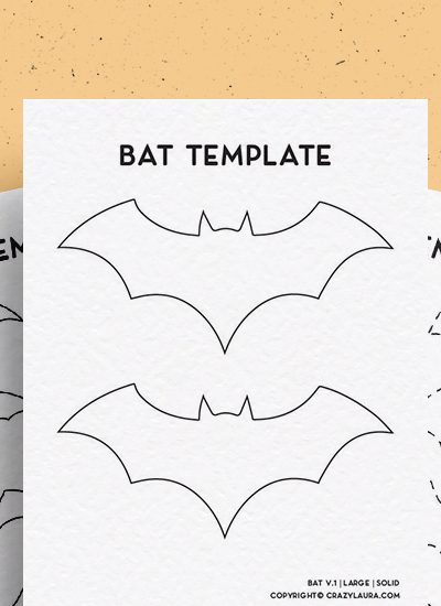 creative bat templates