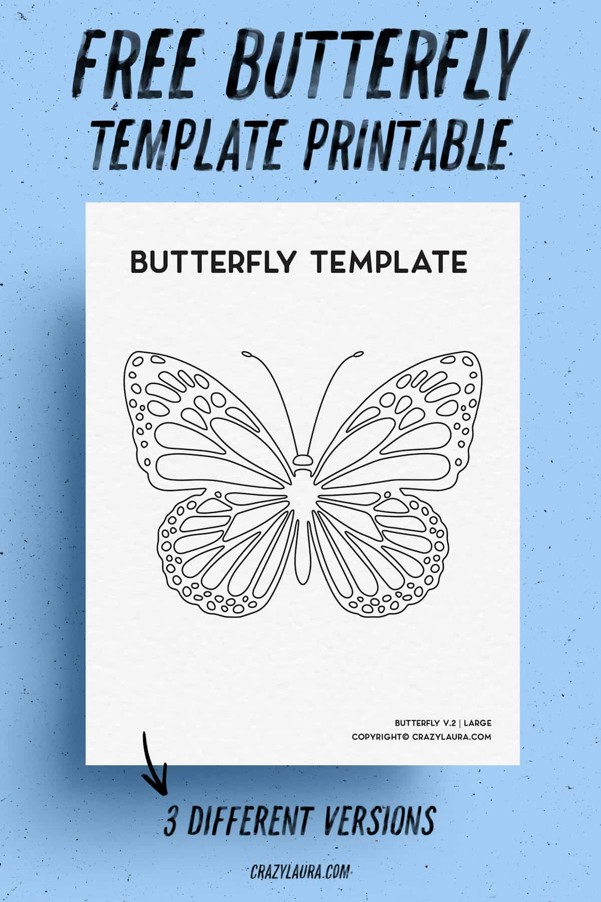 free butterflies for coloring