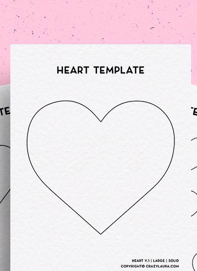 hearts to download and print