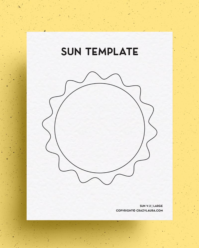 sun outlines for download