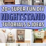 creative ideas for diy nightstands
