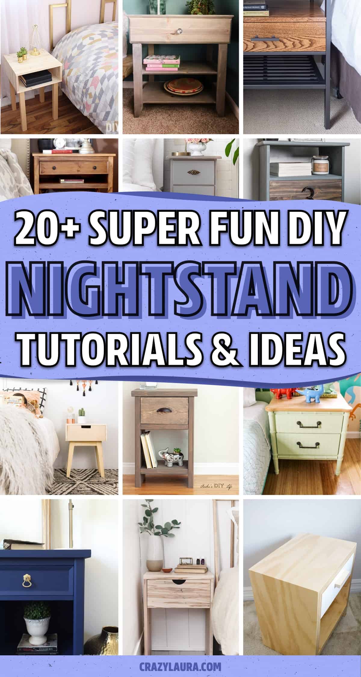 creative ideas for diy bedroom stands