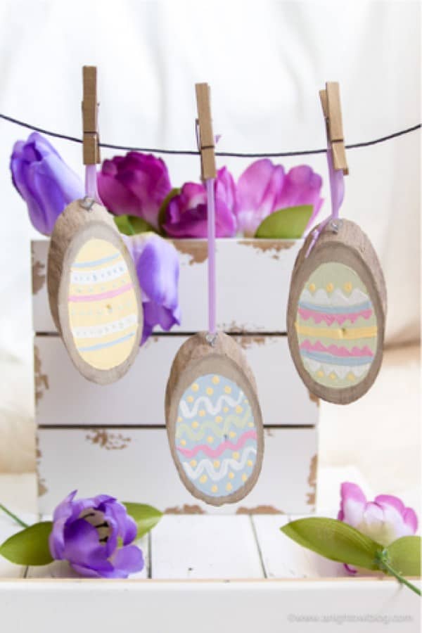 hand painted diy easter craft