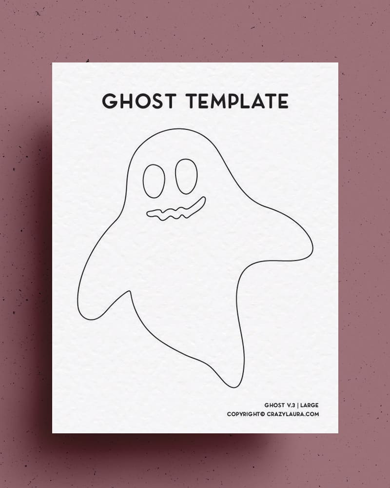 ghost outlines for crafts