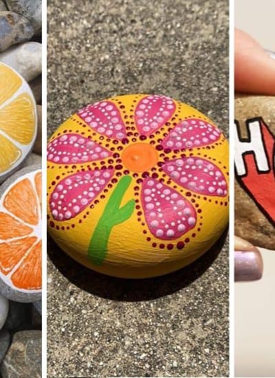 summer painted rocks for kids