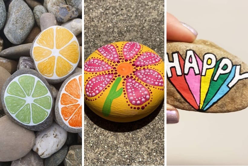 34+ Best Summer Painted Rocks & Ideas for 2024