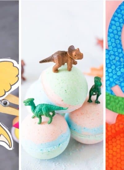 diy kids crafts with dinosaurs