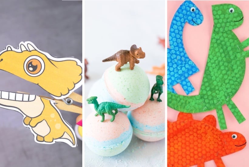 20+ Best Dinosaur Crafts & Tutorials For Kids In 2024