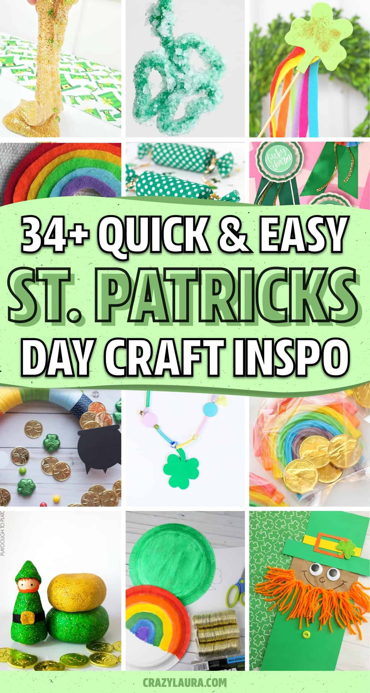 fun kids crafts for st. pattys day