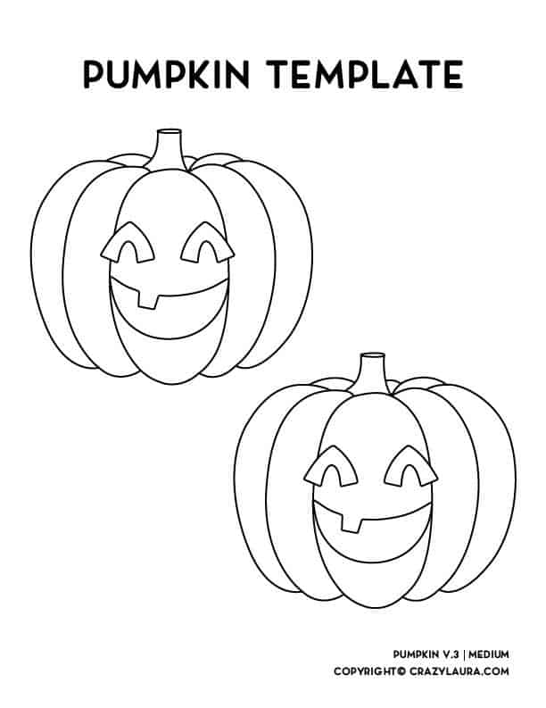 free pumpkin template download
