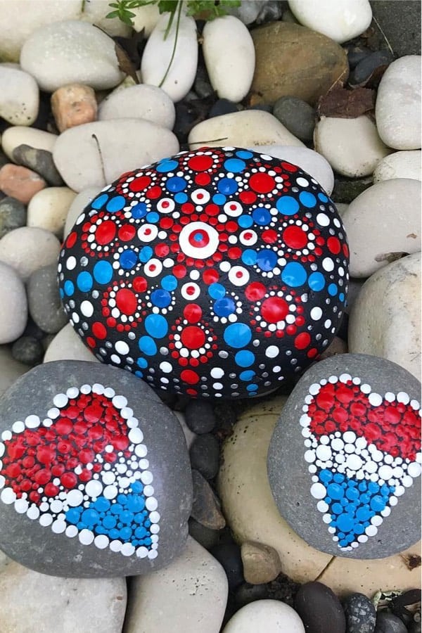 july painted rock ideas for inspiration